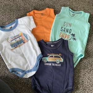 Brand new Surfing style baby onesies! 0-3m